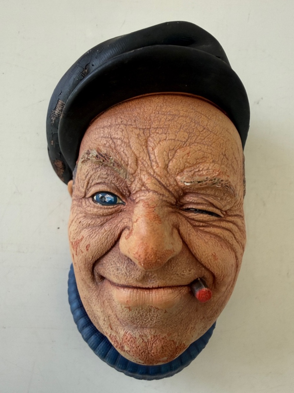 Bossons “The Boatman” Nautical Head Wall Sculpture - Vintage